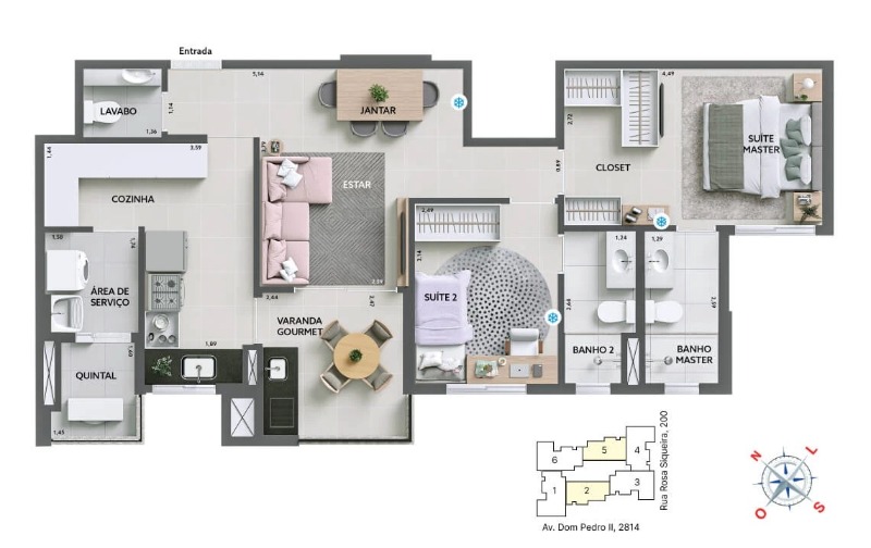 Apartamento, 3 quartos, 91 m² - Foto 27