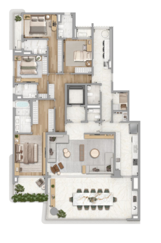 Cobertura, 5 quartos, 566 m² - Foto 20