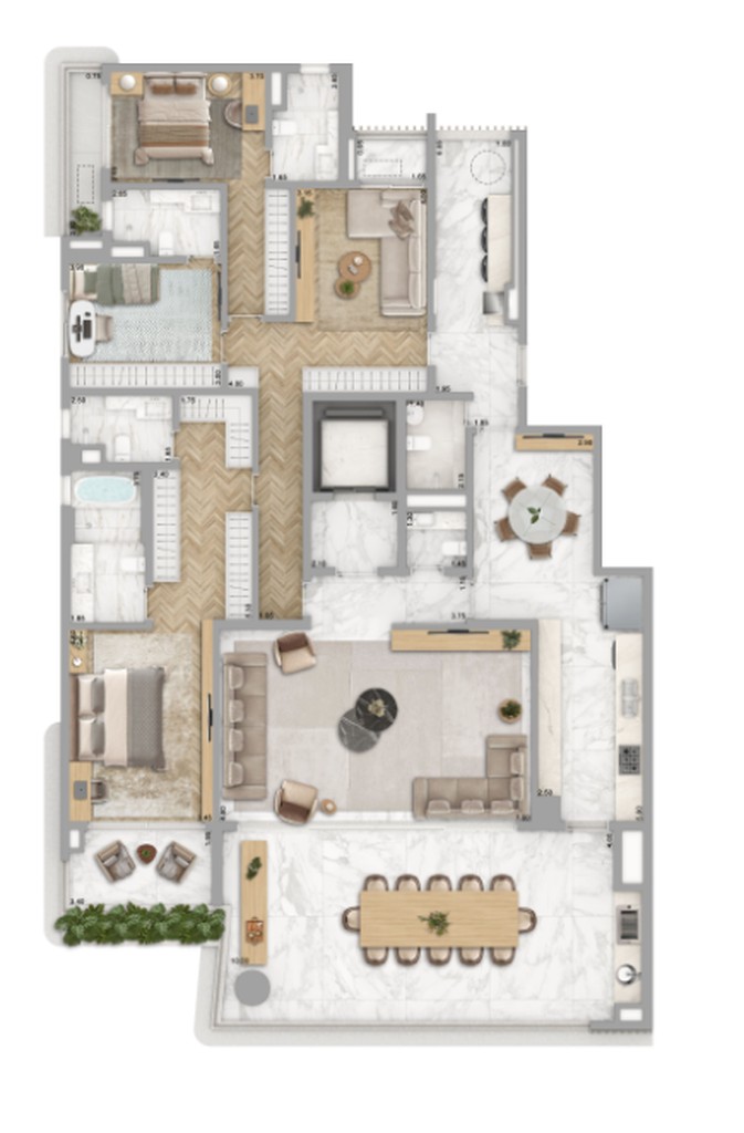 Cobertura, 5 quartos, 566 m² - Foto 22