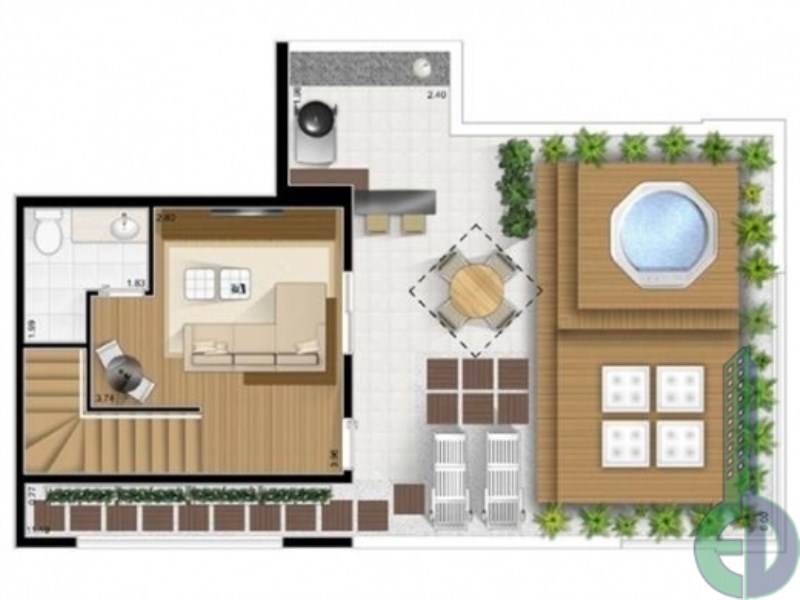 Apartamento, 3 quartos, 242 m² - Foto 9