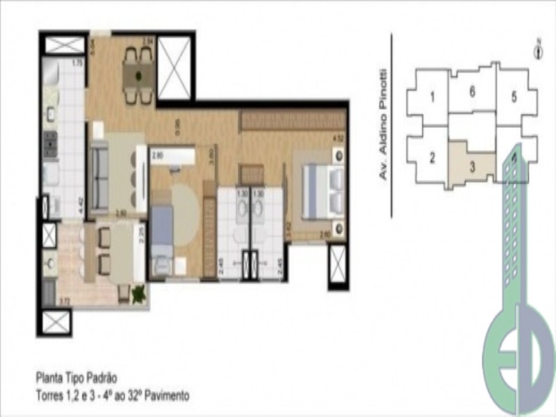 Apartamento, 2 quartos, 77 m² - Foto 4