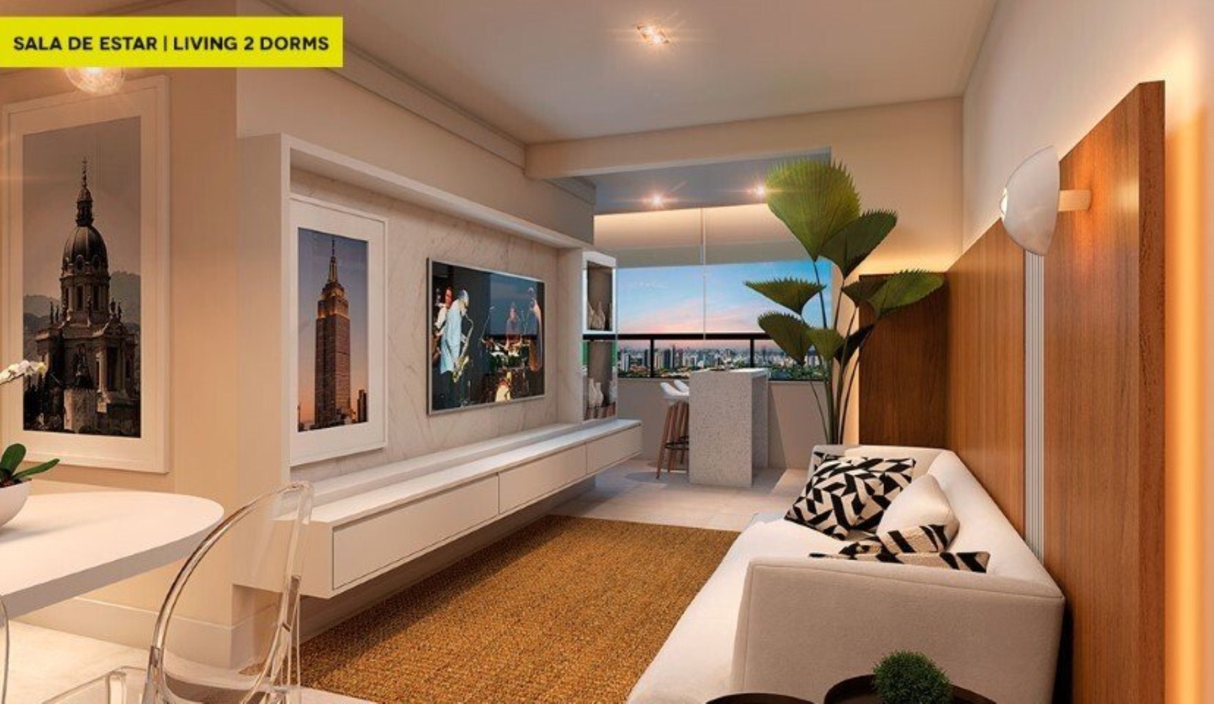 Apartamento, 2 quartos, 74 m² - Foto 2