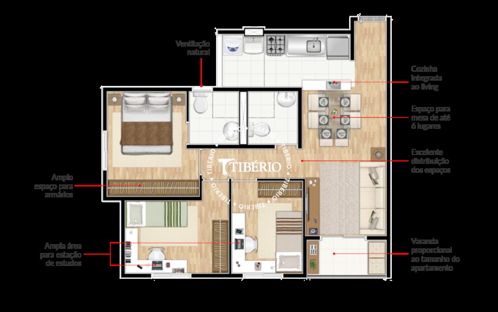 Apartamento, 2 quartos, 48 m² - Foto 21