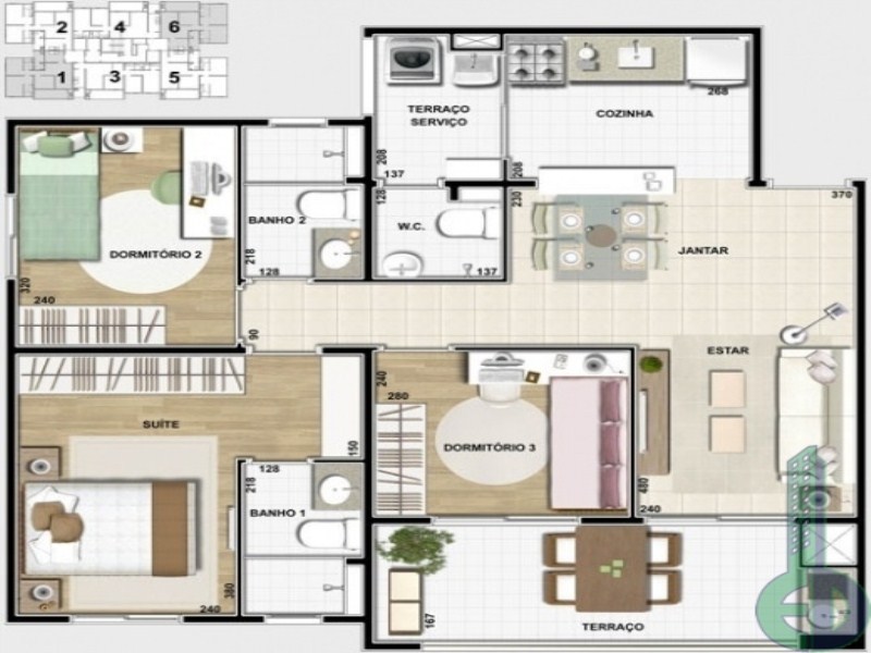 Apartamento, 3 quartos, 76 m² - Foto 10