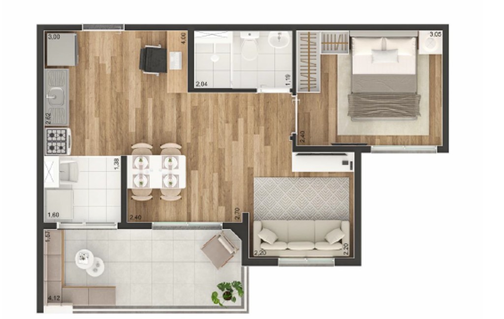 Apartamento, 2 quartos, 44 m² - Foto 32