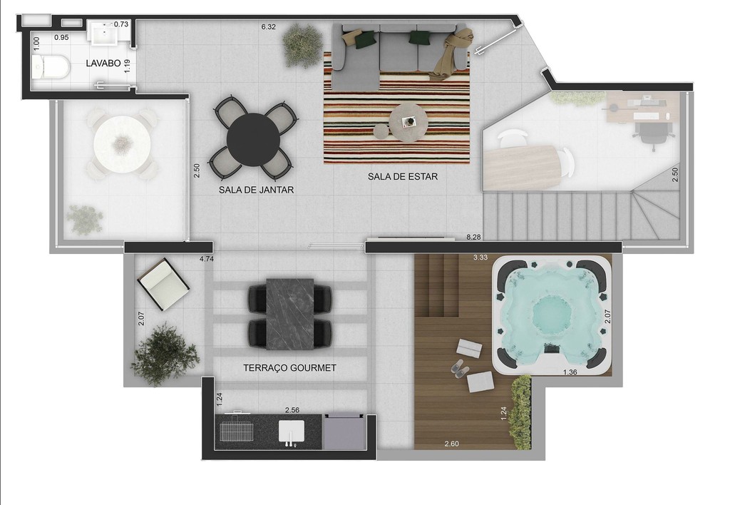 Apartamento, 2 quartos, 126 m² - Foto 49