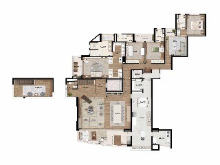 Apartamento, 5 quartos, 336 m² - Foto 2