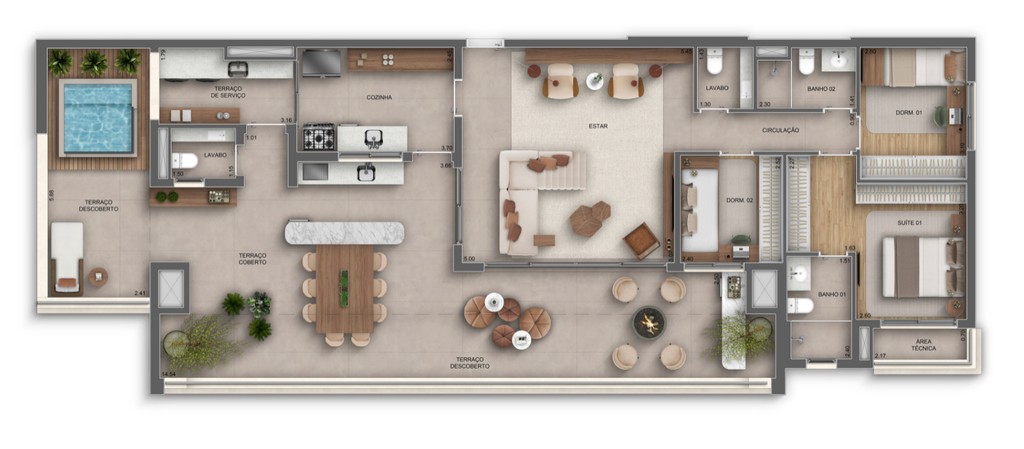 Apartamento, 3 quartos, 131 m² - Foto 28