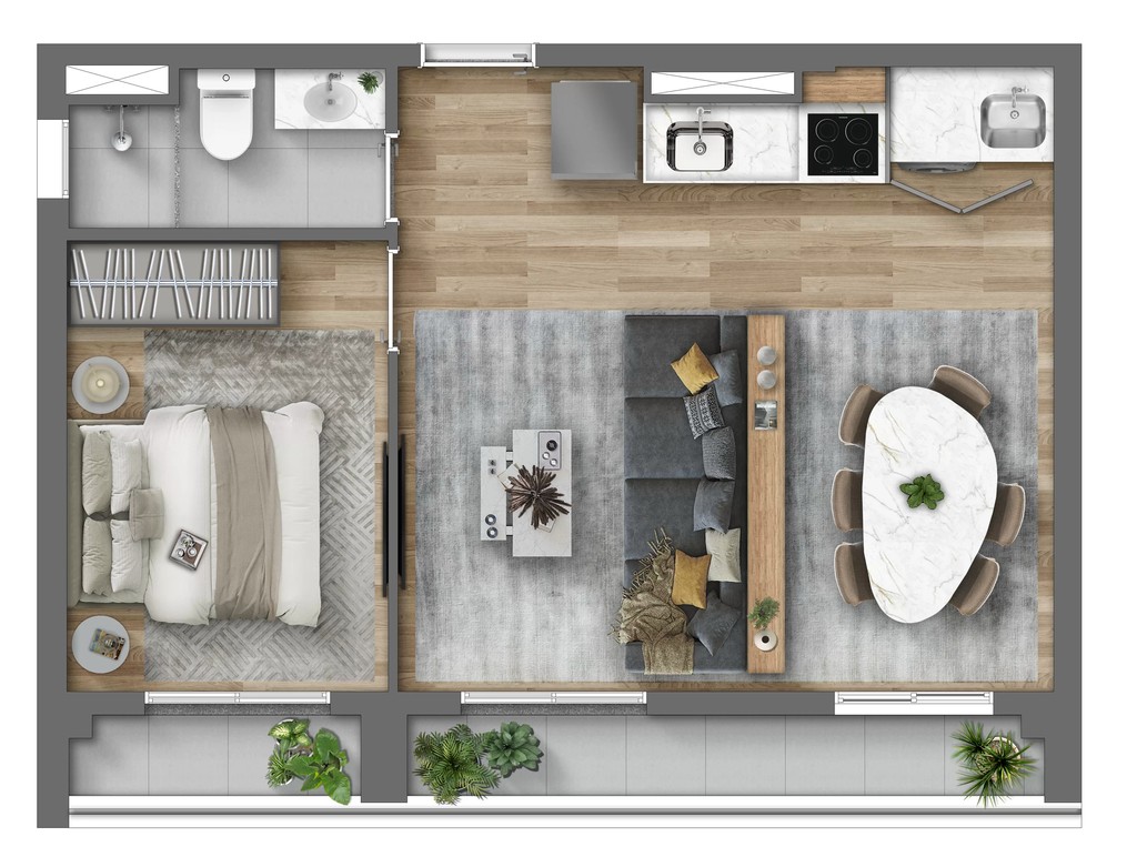Apartamento, 2 quartos, 59 m² - Foto 16