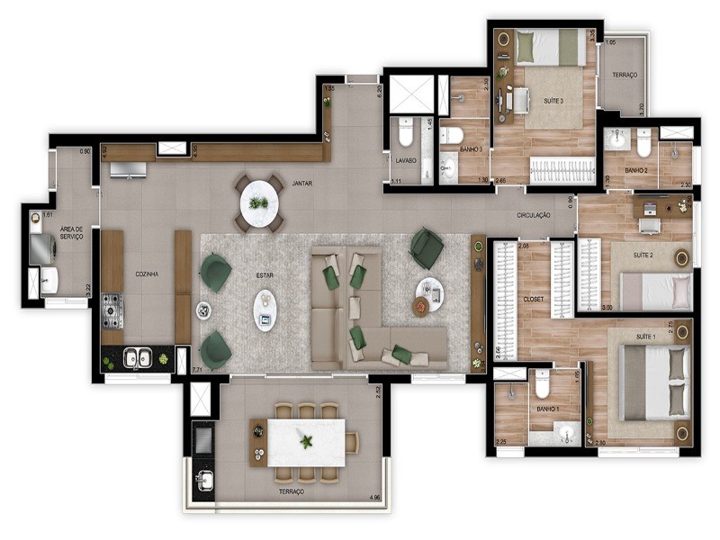 Apartamento, 3 quartos, 108 m² - Foto 18