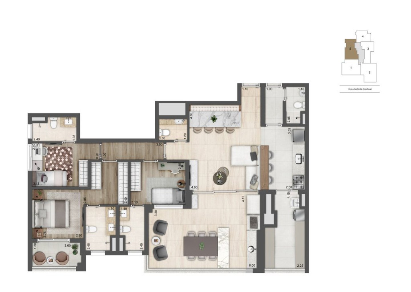 Apartamento, 3 quartos, 110 m² - Foto 21