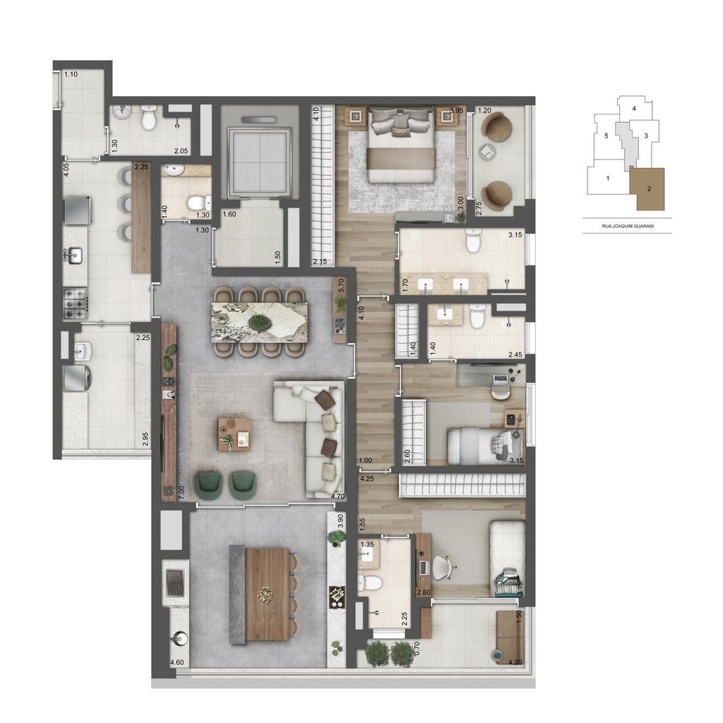Apartamento, 3 quartos, 110 m² - Foto 22