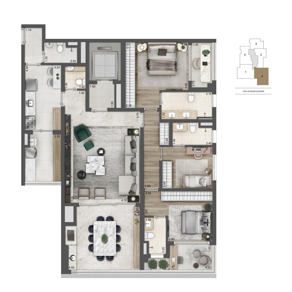 Apartamento, 3 quartos, 110 m² - Foto 23
