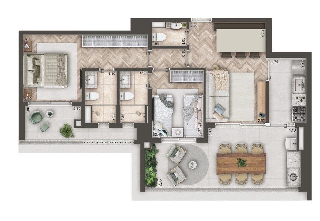 Apartamento, 2 quartos, 88 m² - Foto 23
