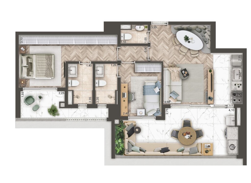 Apartamento, 3 quartos, 114 m² - Foto 24