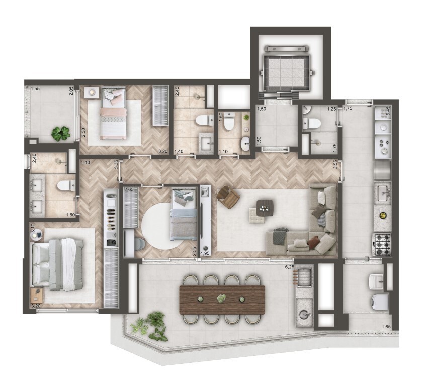 Apartamento, 3 quartos, 114 m² - Foto 25