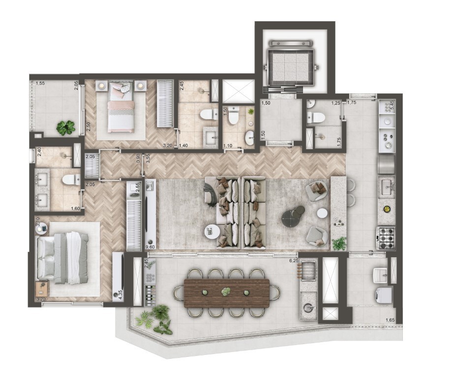 Apartamento, 3 quartos, 114 m² - Foto 26