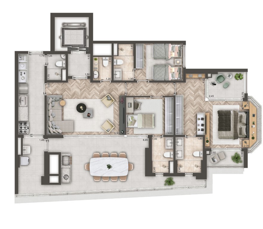Apartamento, 3 quartos, 114 m² - Foto 29