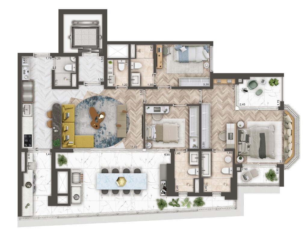 Apartamento, 3 quartos, 114 m² - Foto 30