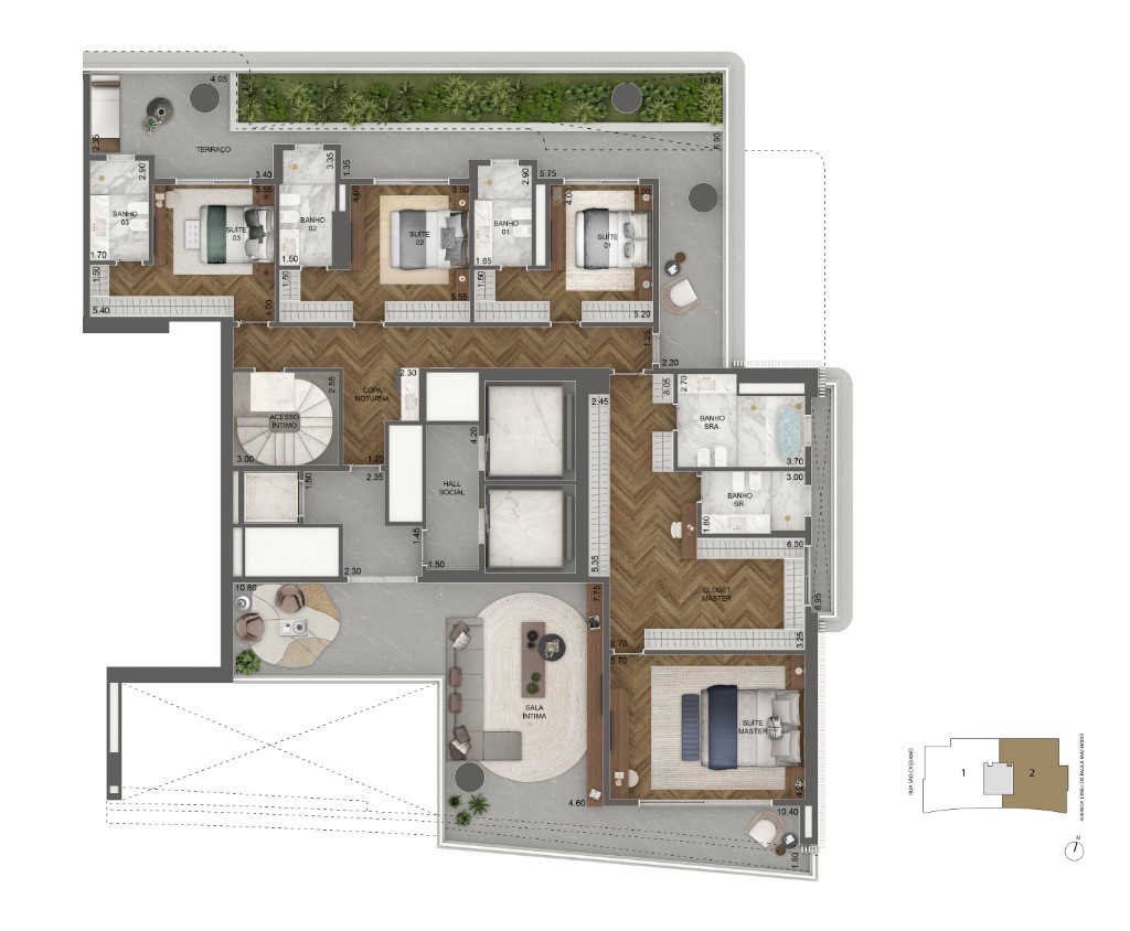 Apartamento, 4 quartos, 372 m² - Foto 15