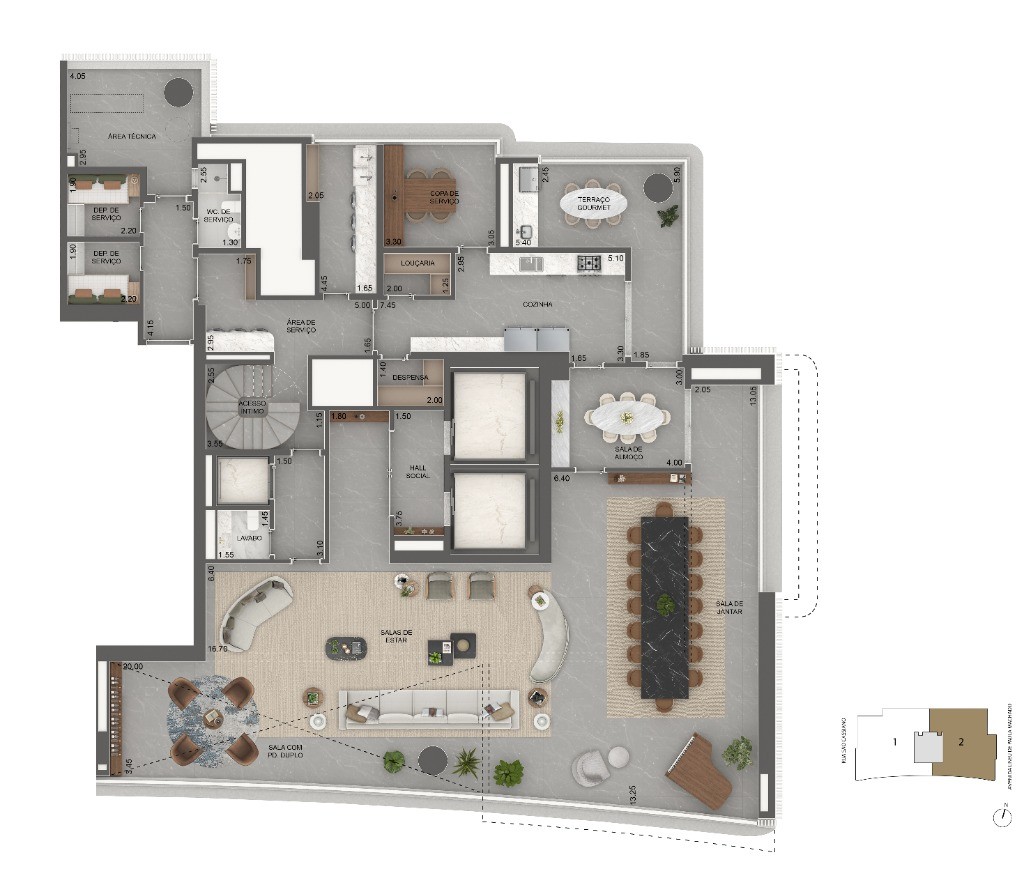 Apartamento, 4 quartos, 372 m² - Foto 16