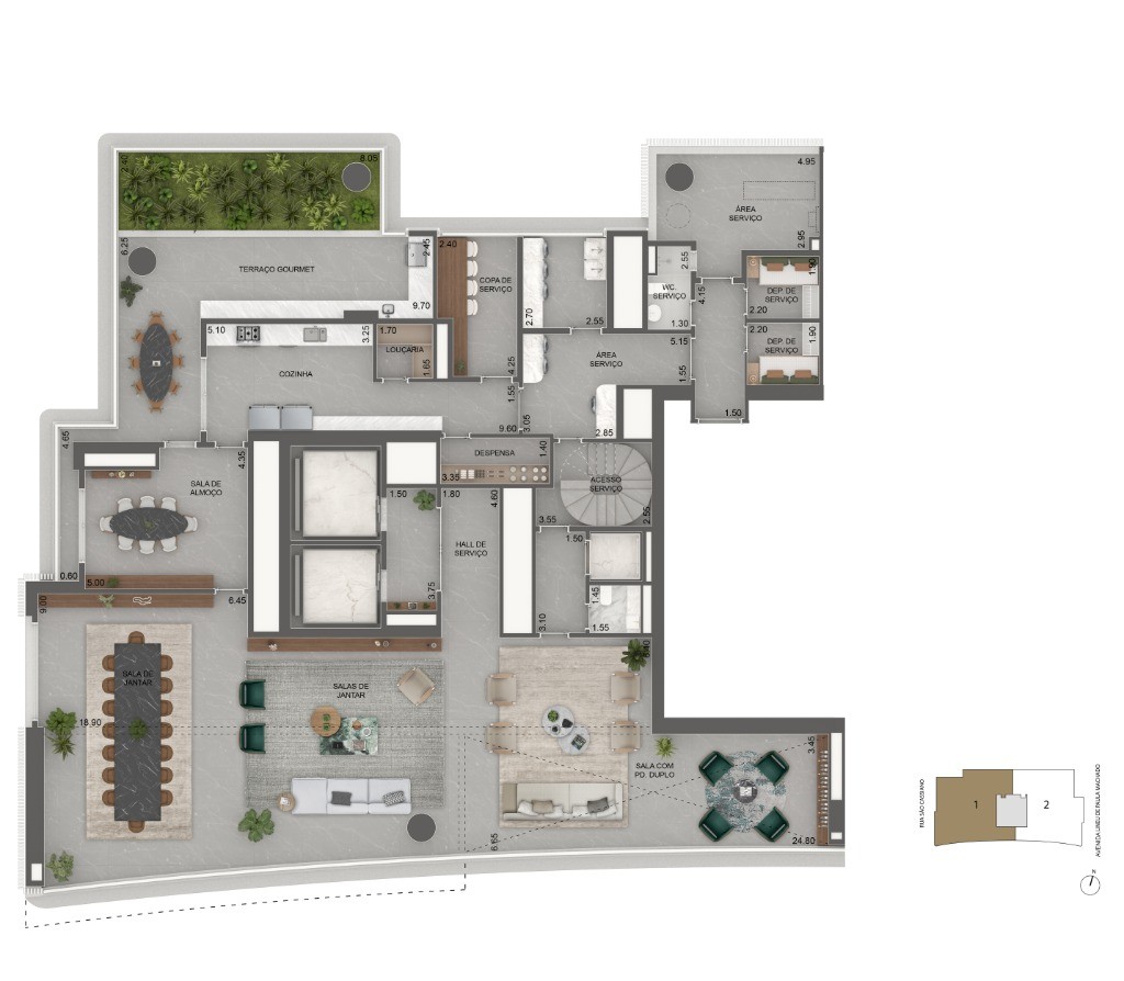 Apartamento, 4 quartos, 372 m² - Foto 21