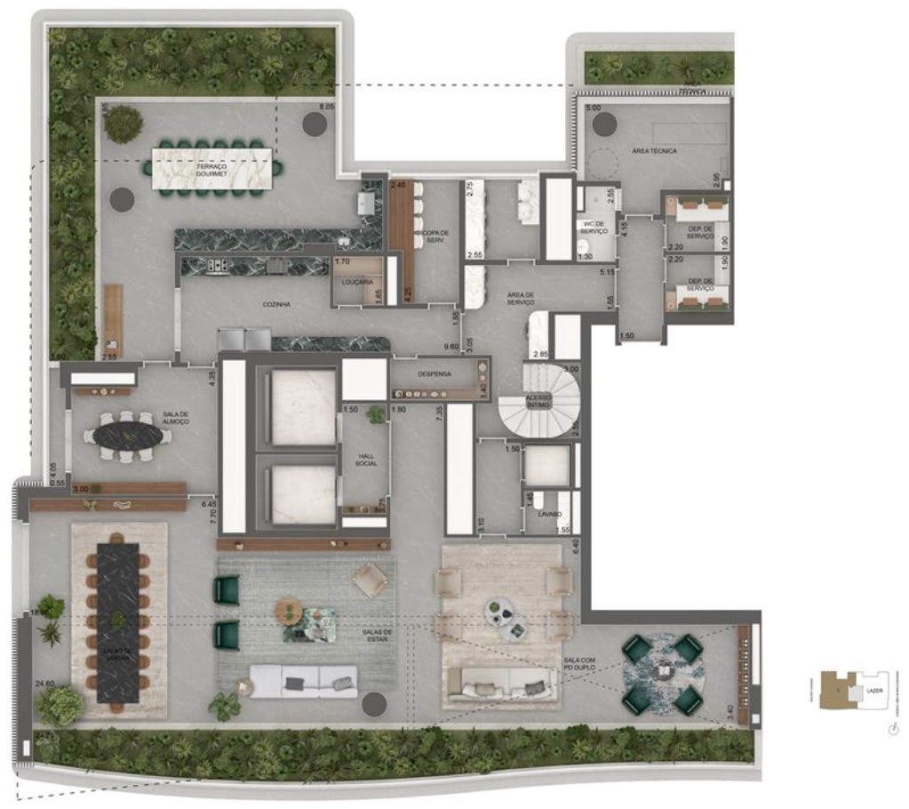 Apartamento, 4 quartos, 372 m² - Foto 22