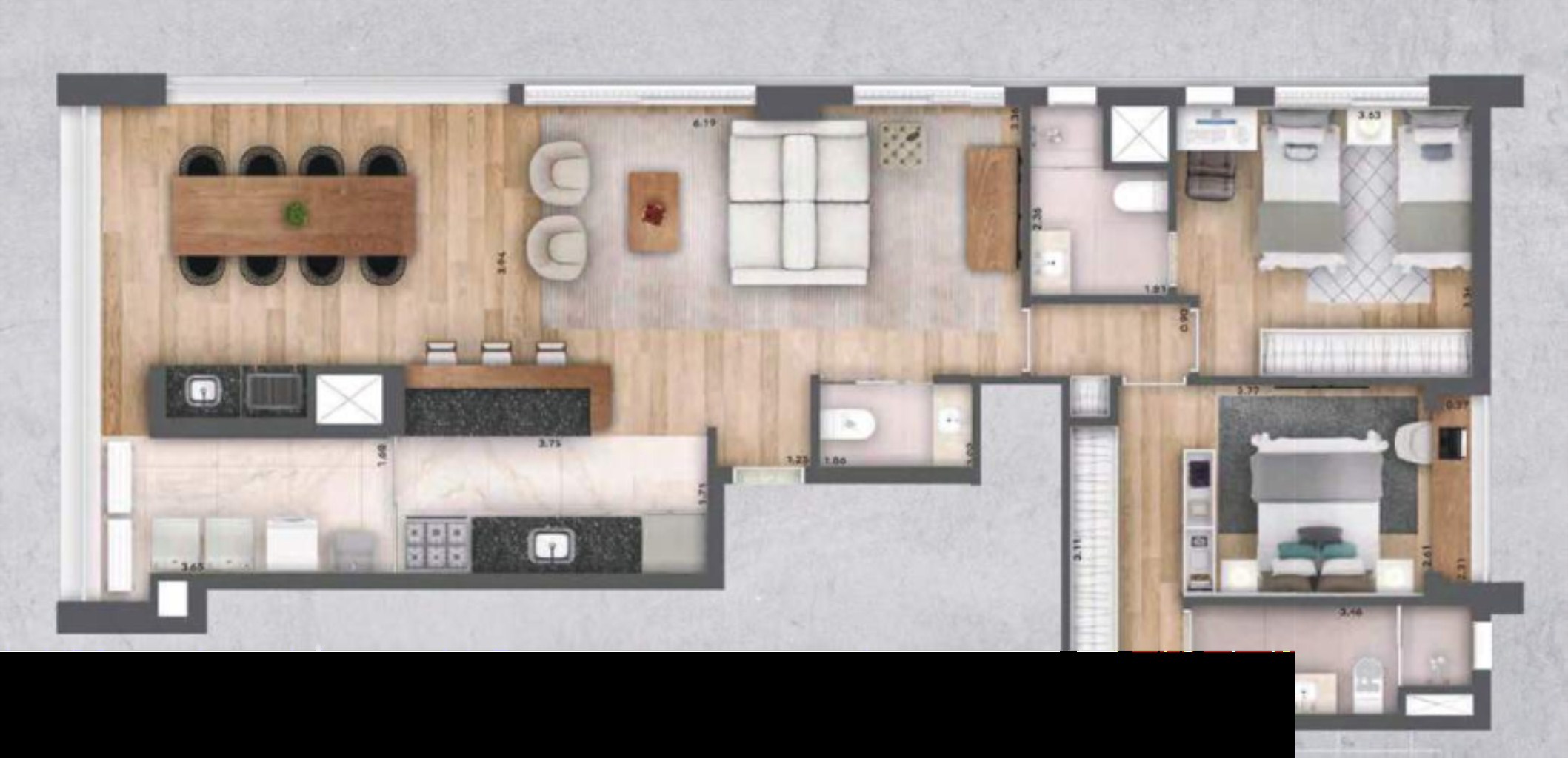 Apartamento, 3 quartos, 108 m² - Foto 33