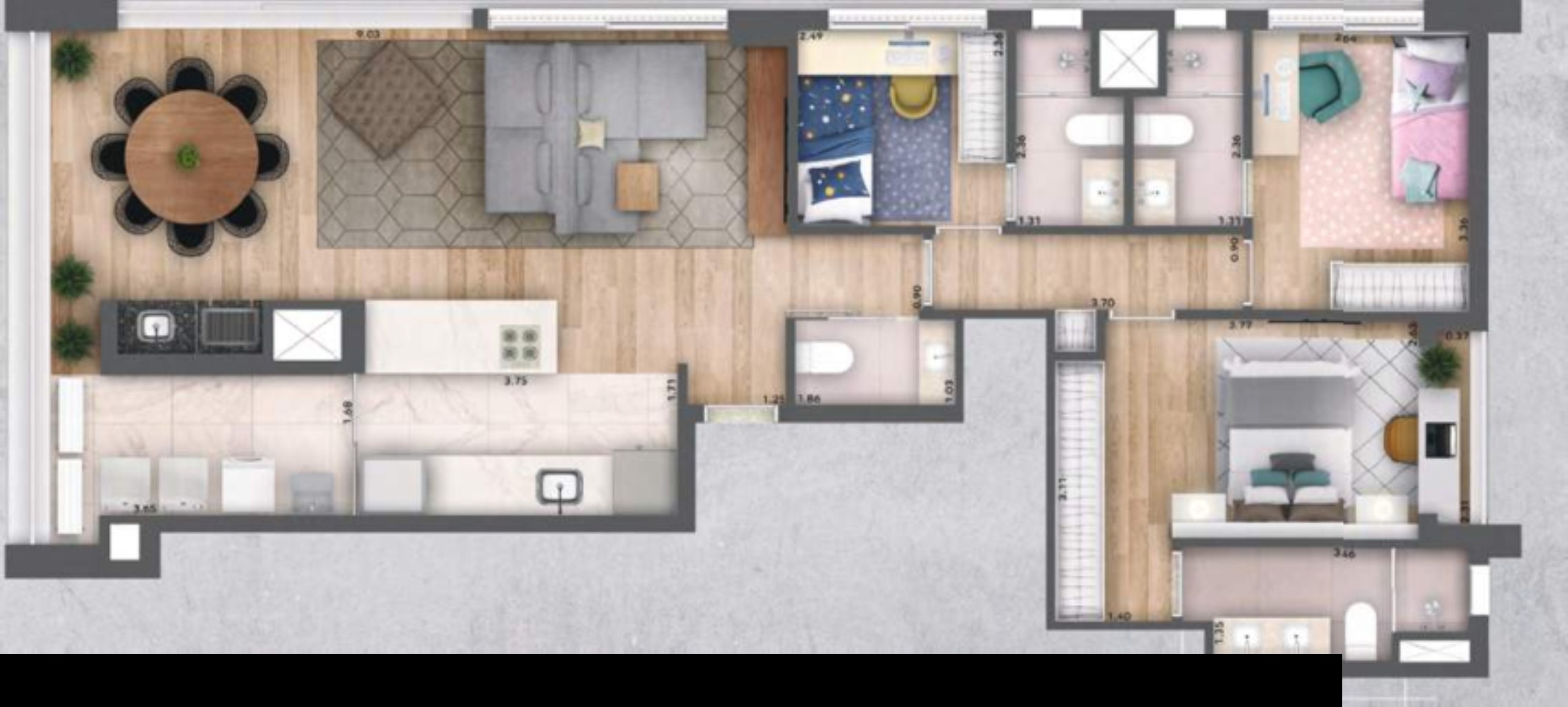 Cobertura, 3 quartos, 211 m² - Foto 31