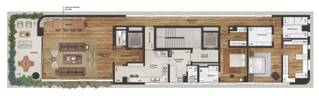 Apartamento, 3 quartos, 277 m² - Foto 35