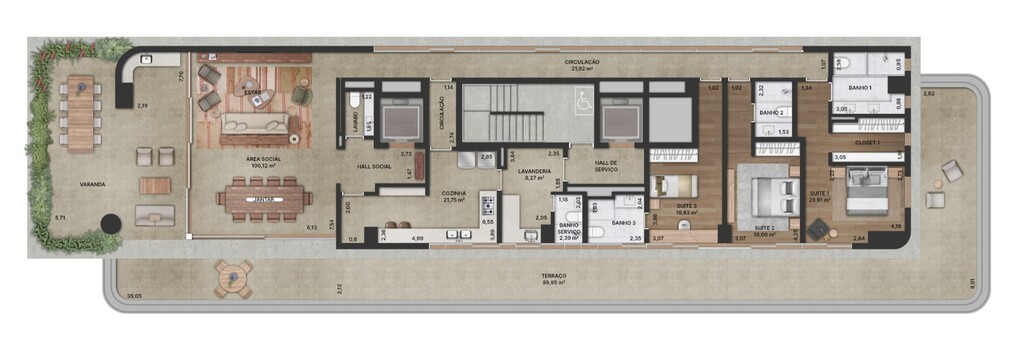 Apartamento, 3 quartos, 277 m² - Foto 37
