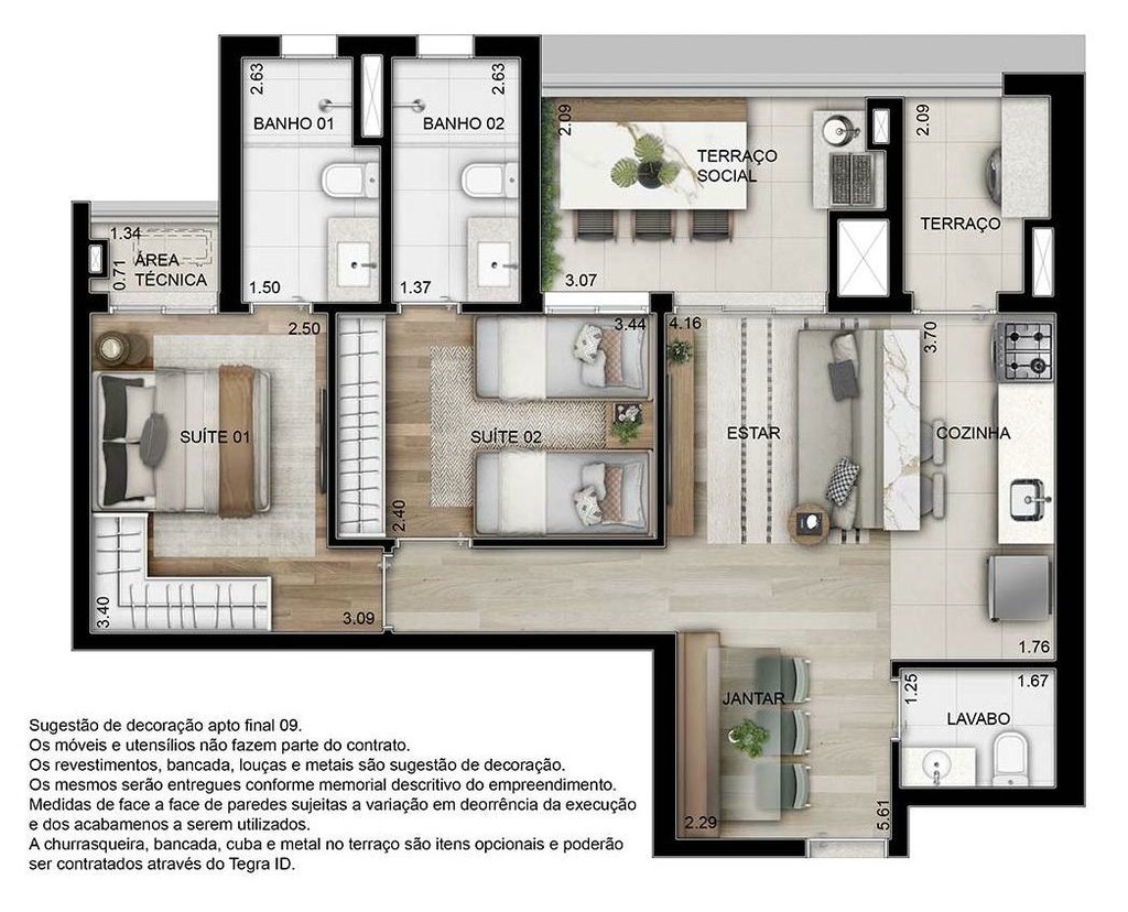 Apartamento, 3 quartos, 105 m² - Foto 29