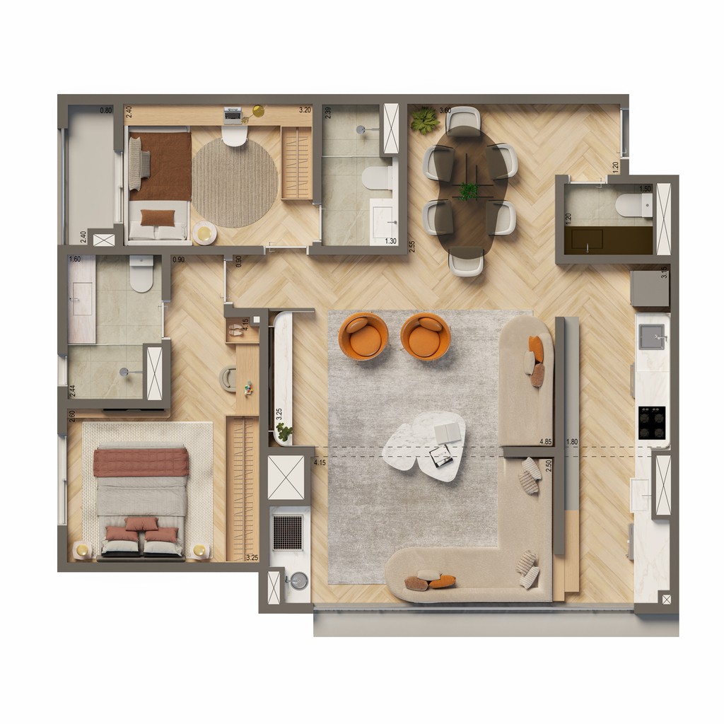 Apartamento, 2 quartos, 62 m² - Foto 19