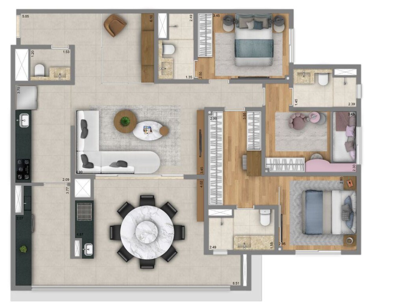 Apartamento, 2 quartos, 92 m² - Foto 24