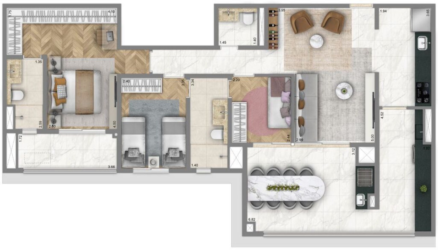 Apartamento, 3 quartos, 109 m² - Foto 20