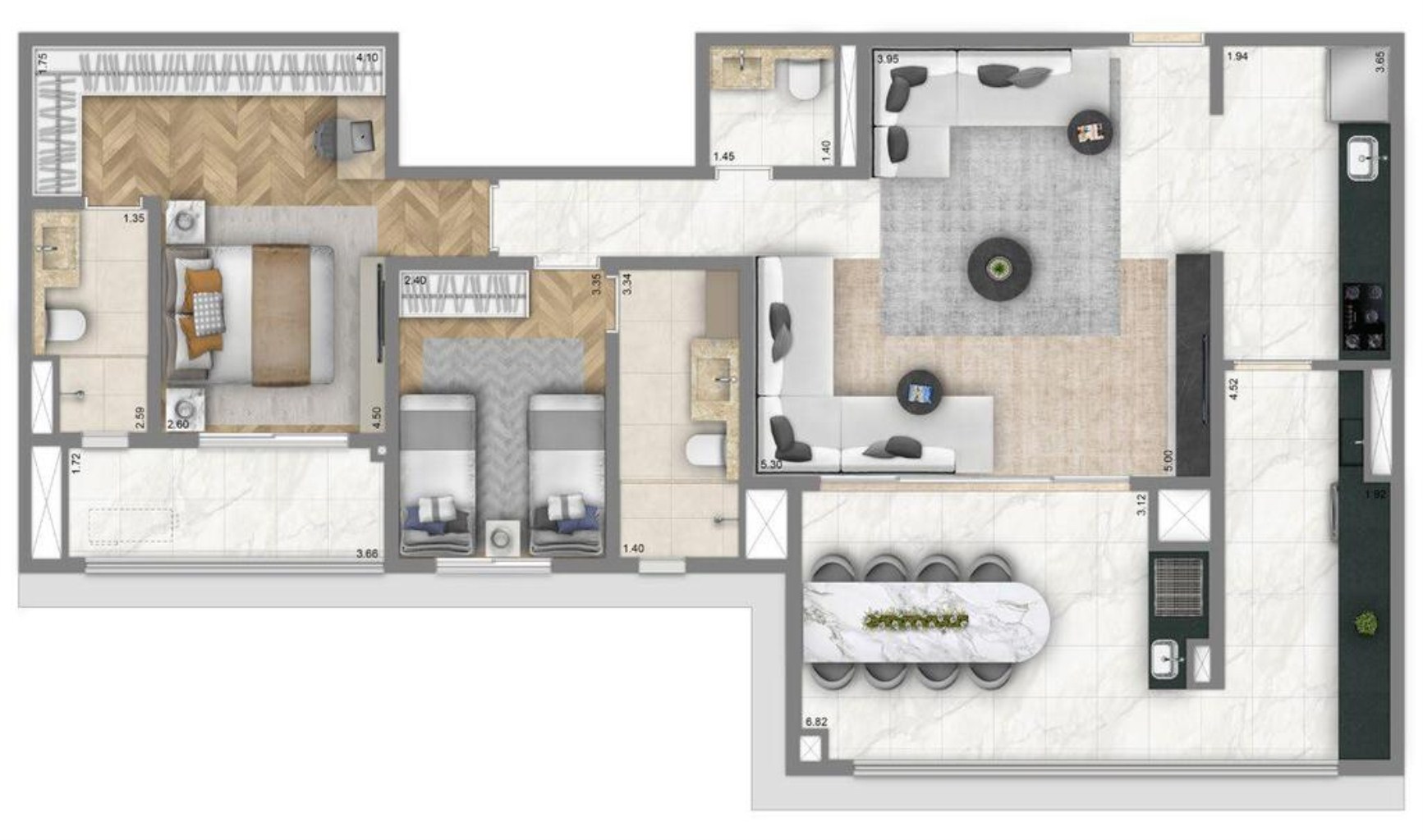 Apartamento, 3 quartos, 109 m² - Foto 21