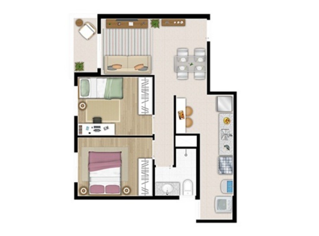 Apartamento, 2 quartos, 54 m² - Foto 10
