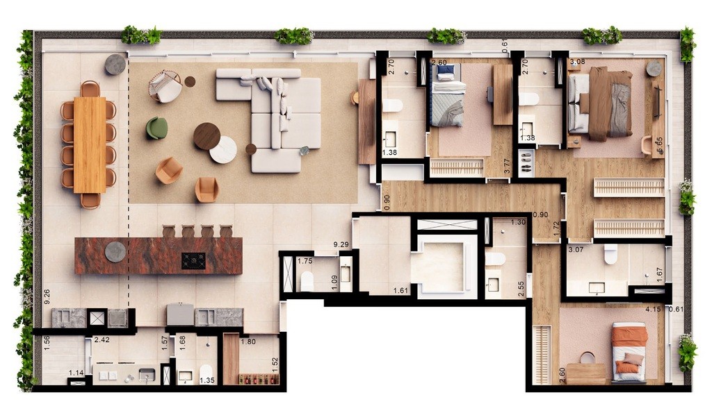 Cobertura, 4 quartos, 396 m² - Foto 27