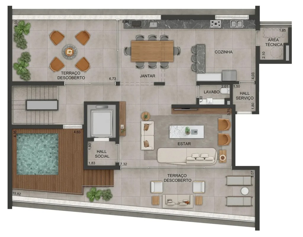 Apartamento, 4 quartos, 270 m² - Foto 47
