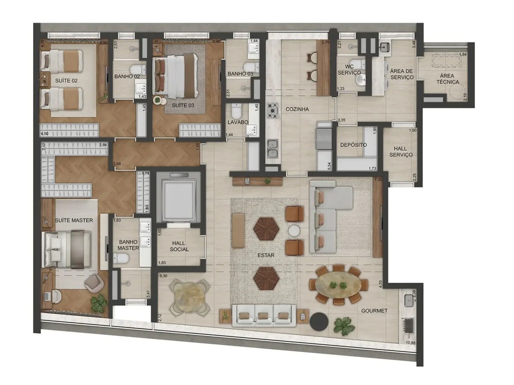 Cobertura, 4 quartos, 484 m² - Foto 41