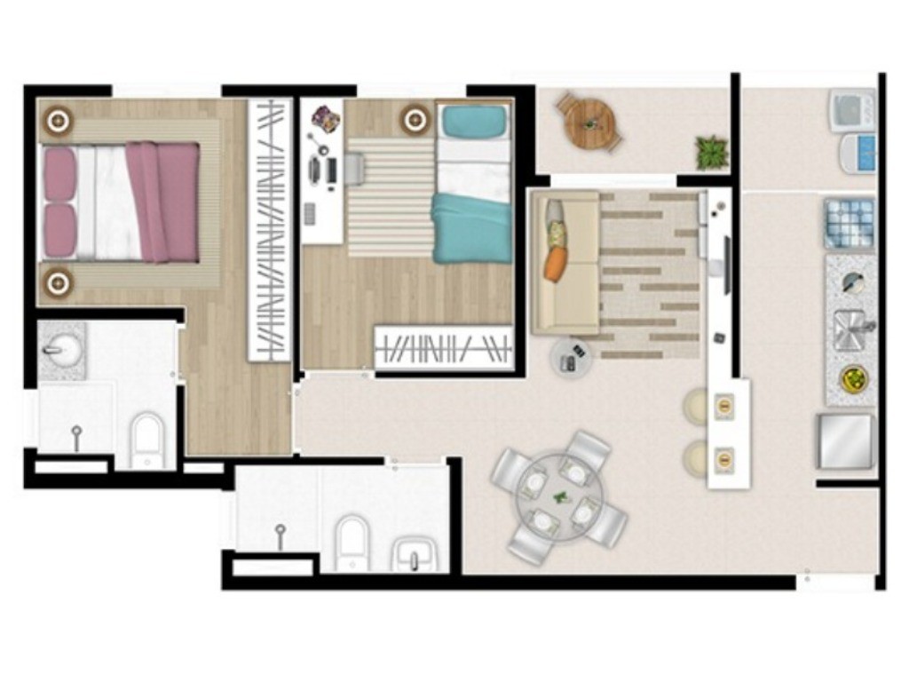Apartamento, 2 quartos, 57 m² - Foto 16