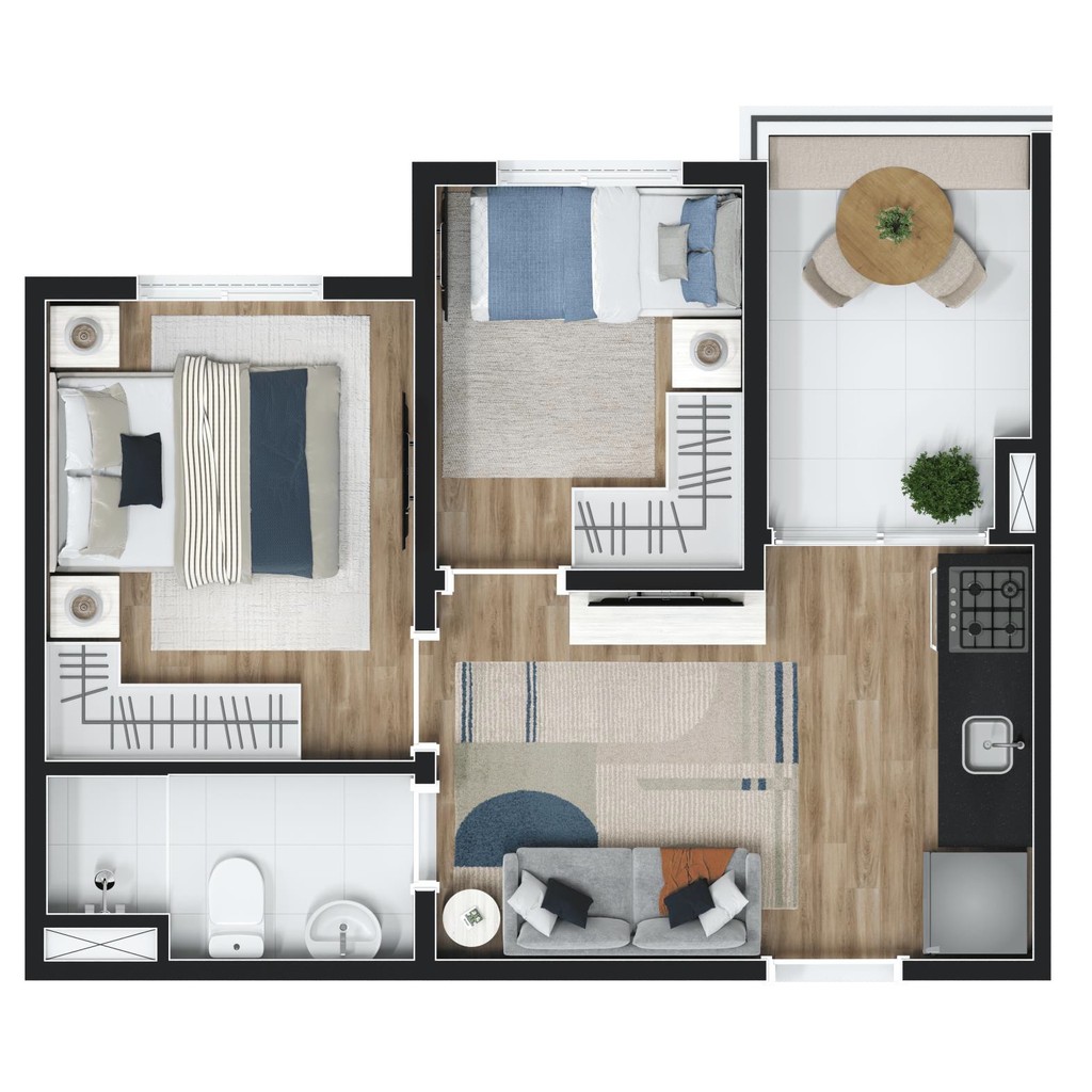 Apartamento, 2 quartos, 41 m² - Foto 27