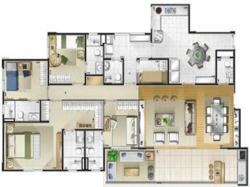 Apartamento, 4 quartos, 400 m² - Foto 4