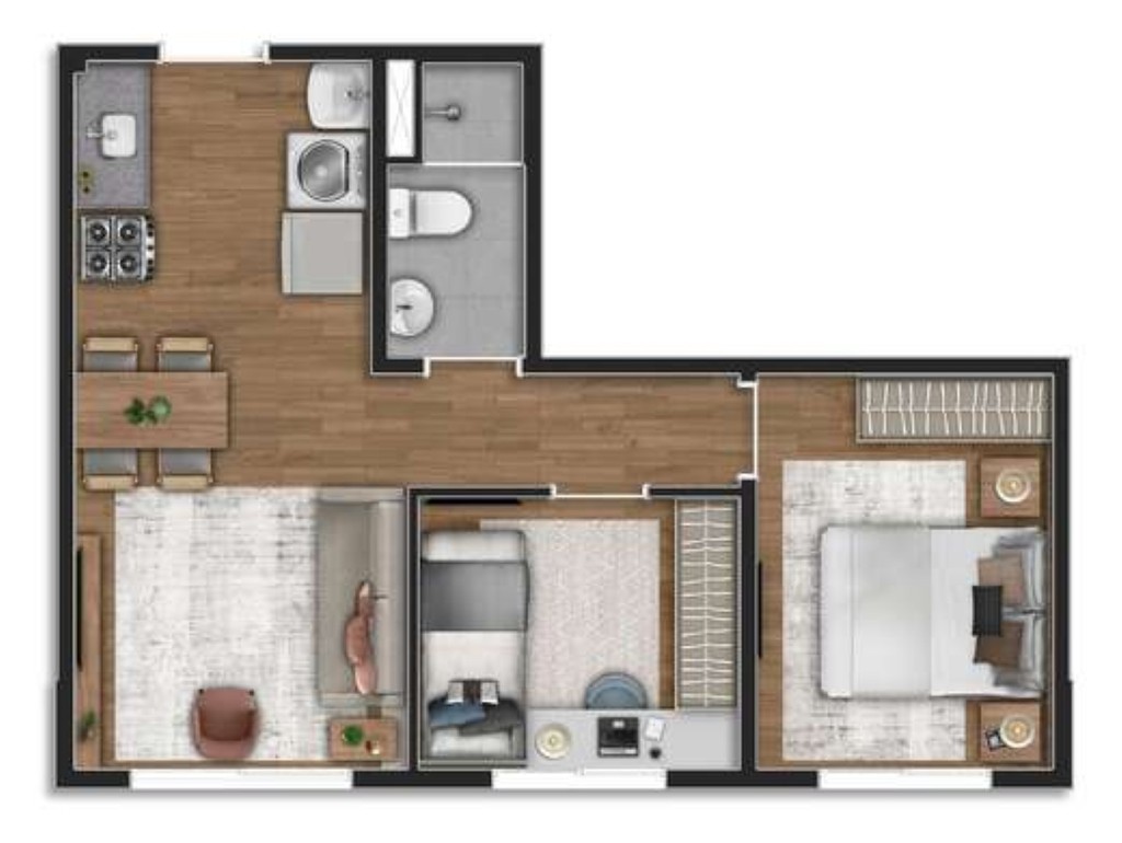 Apartamento, 2 quartos, 37 m² - Foto 23