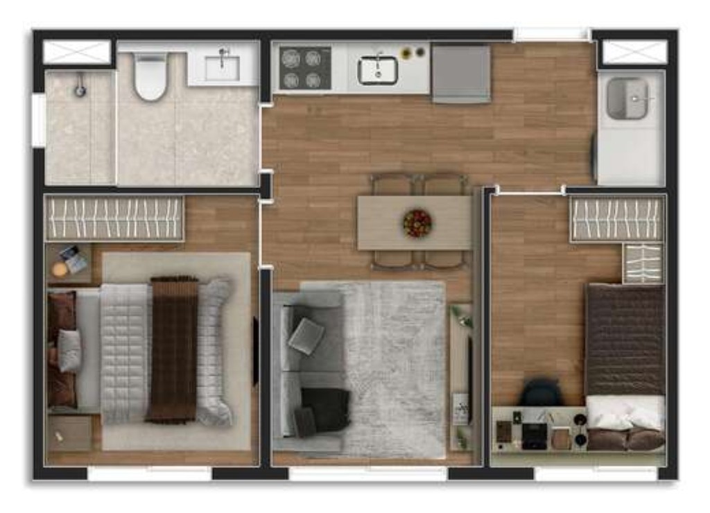 Apartamento, 2 quartos, 41 m² - Foto 22