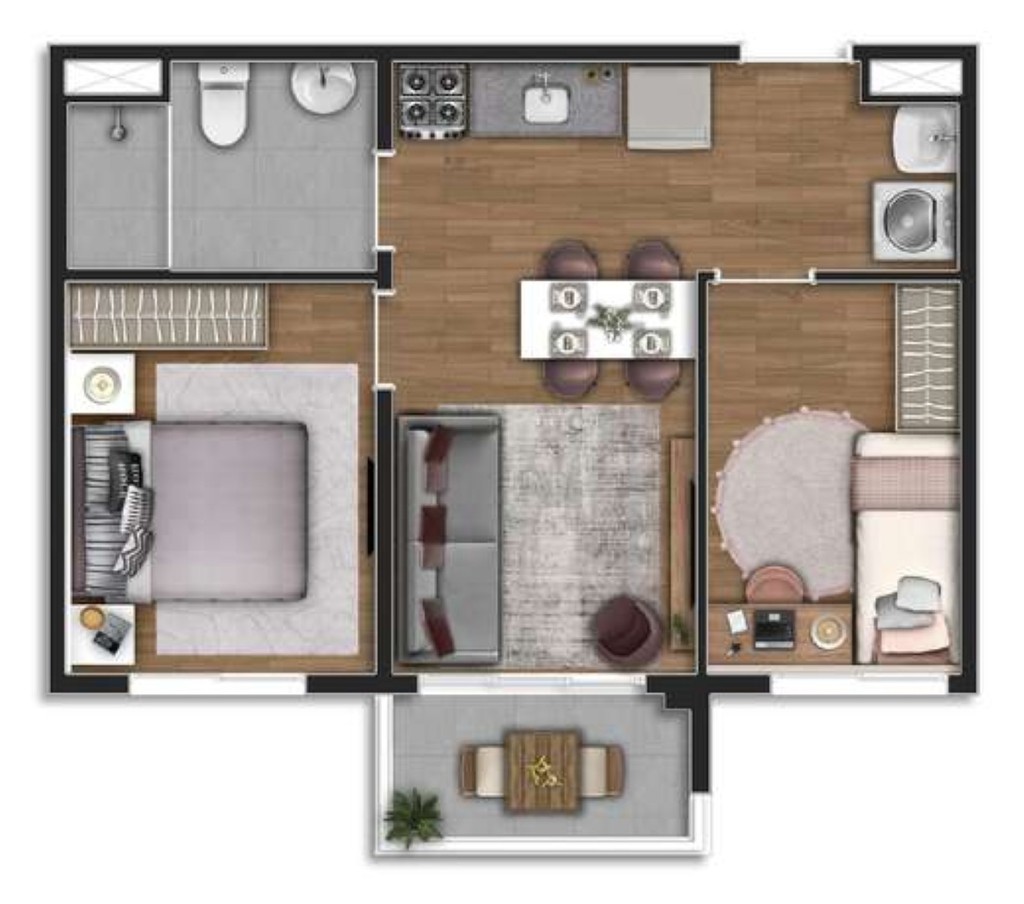 Apartamento, 2 quartos, 41 m² - Foto 24