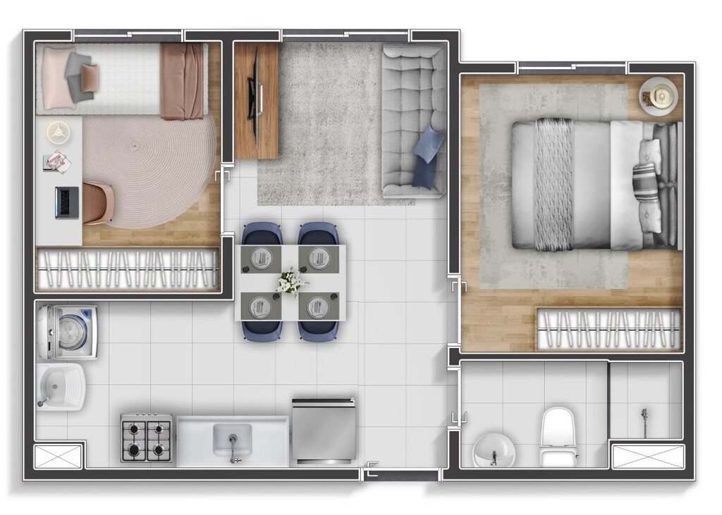 Apartamento, 2 quartos, 33 m² - Foto 18