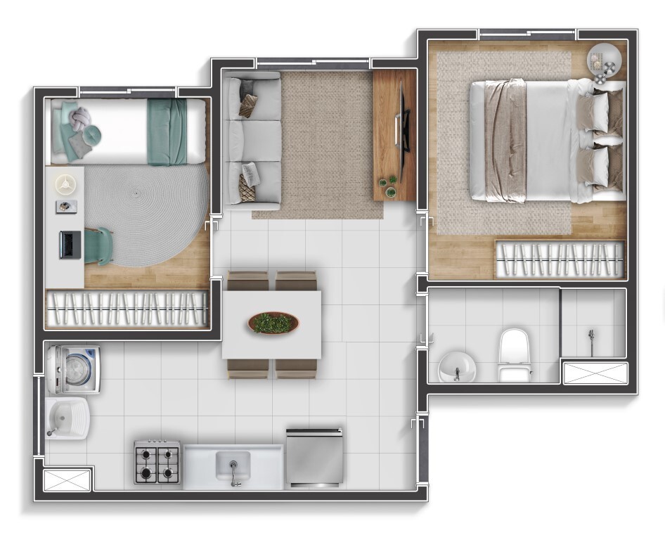 Apartamento, 2 quartos, 33 m² - Foto 20