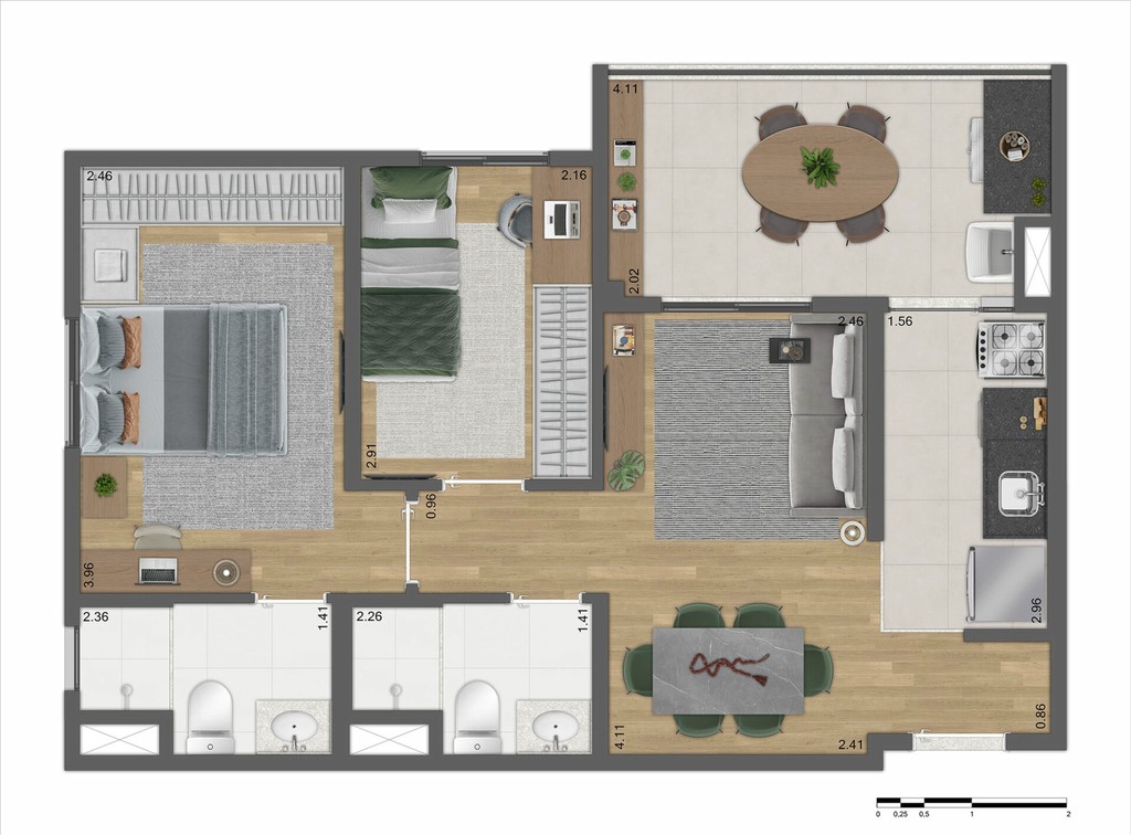 Apartamento, 1 quarto, 26 m² - Foto 24