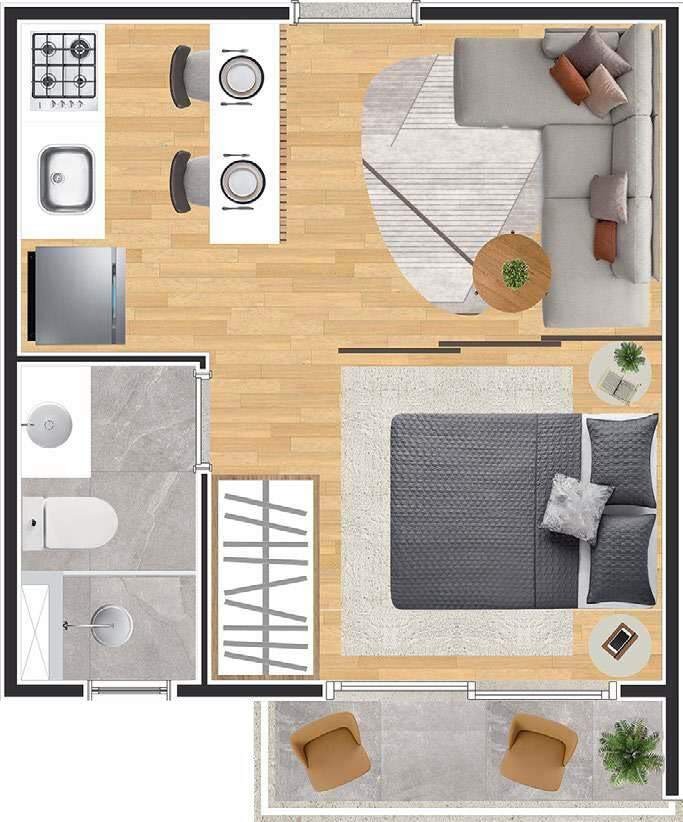 Apartamento, 2 quartos, 41 m² - Foto 17